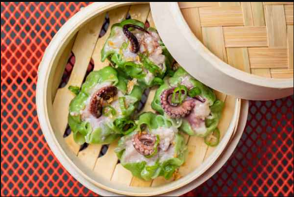 Octopus Dumplings Tray